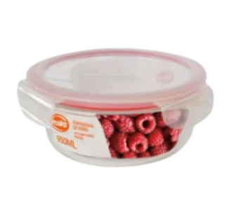 MAKE contenedor vidrio redondo x950cc