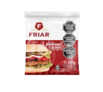 FRIAR hamburguesa x4Un.