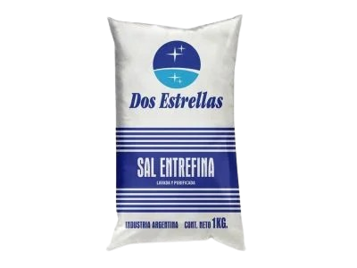 DOS ESTRELLAS sal entrefina x1Kg