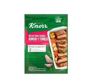 KNORR sazon carne romero/tomillo x21g