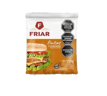 FRIAR hamburguesa finita 2Un. x80g