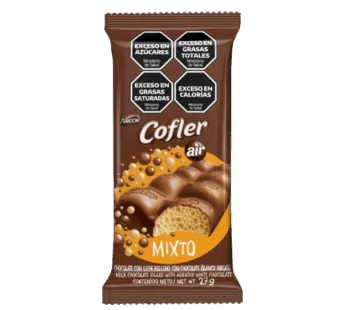 COFLER chocolate aireado bicolor x100g