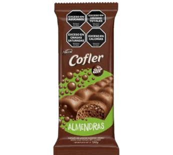 COFLER chocolate aireado almendras x100g
