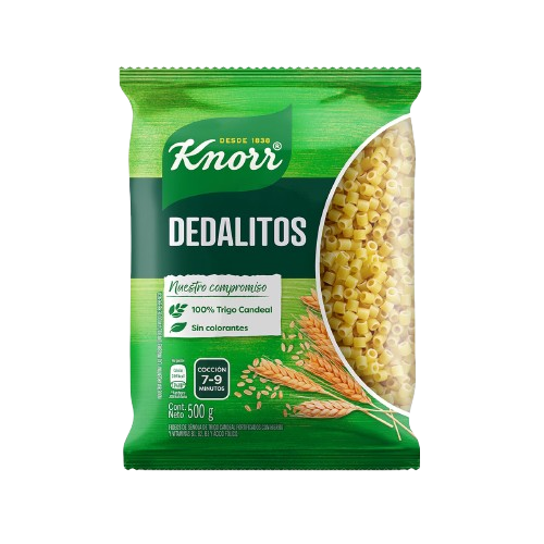 KNORR fideos dedalitos x500g