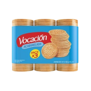 VOCACION galletitas acarameladas x450g