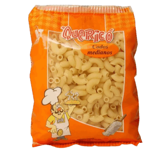 QUERICO fideos codos medianos x500g