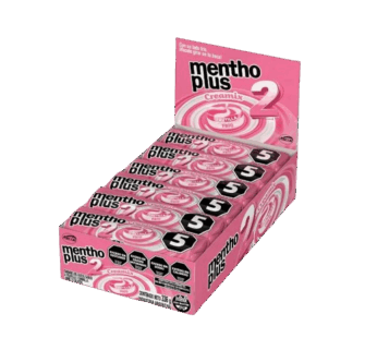 MENTHOPLUS 2 pastillas creamix frutilla x12Un.