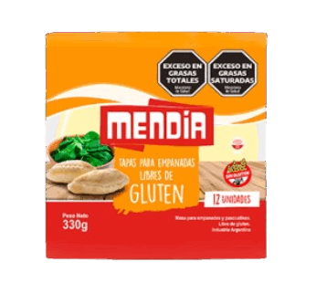 MENDIA tapas empanada sin gluten x12Un.