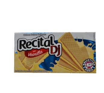 RECITAL galletitas oblea vainilla x100g