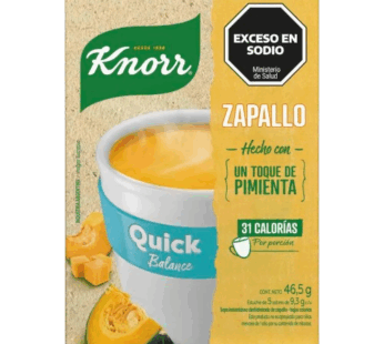 KNORR QUICK sopa balance zapallo