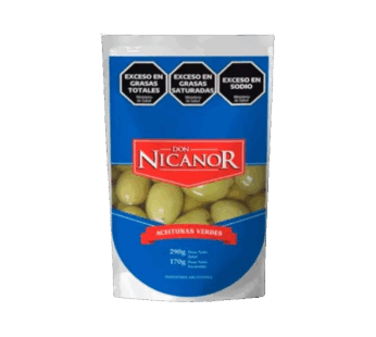 DON NICANOR aceituna verde x170g doypack