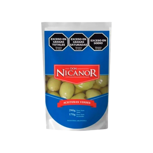 DON NICANOR aceituna verde x170g doypack