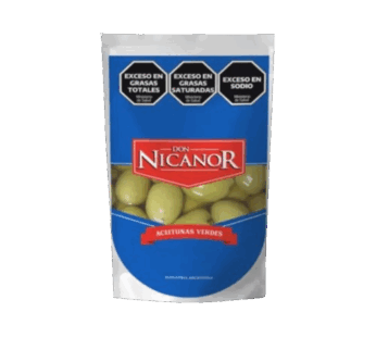 DON NICANOR aceituna verde x90g doypack
