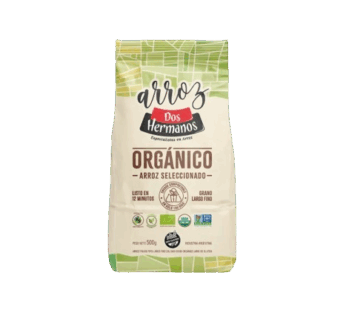 DOS HERMANOS arroz organico bolsa x500g