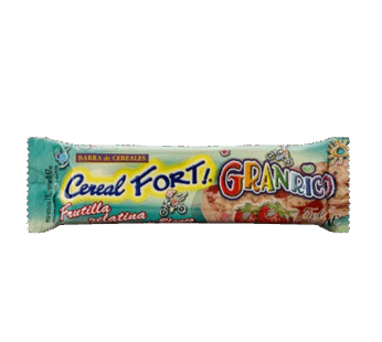 FELFORT cereal fort frutilla gelatina chocolate blanco