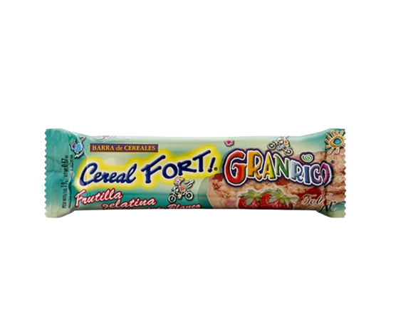 FELFORT cereal fort frutilla gelatina chocolate blanco