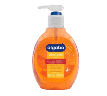 ALGABO jabon tocador liquido citrus con valvula x300cc