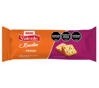 VALENTE budin con frutas x170g