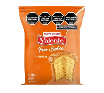 VALENTE pan dulce sin frutas x350g