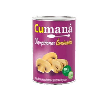CUMANA champignones laminados x400g