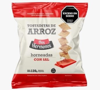 DOS HERMANOS tostaditas c/sal x120g