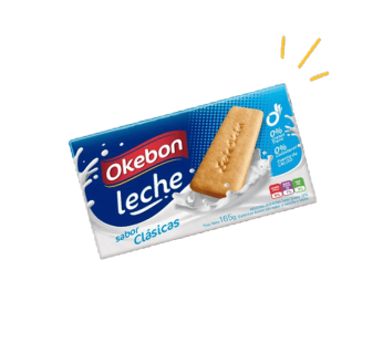 OKEBON galletita leche x165g