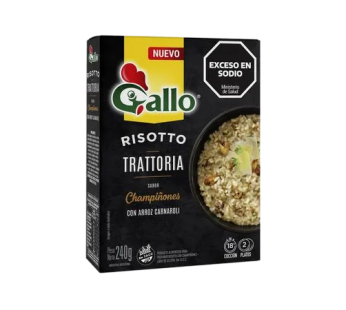 GALLO risotto champiñones carnoli x240g
