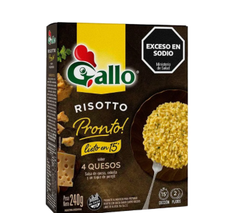 GALLO risotto 4 quesos x240g