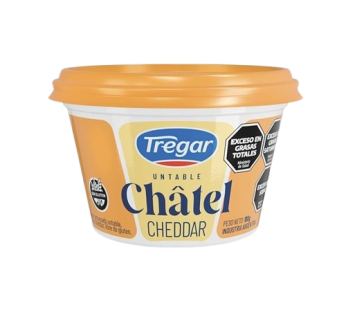 TREGAR queso untable chatel cheddar x180g