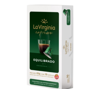 VIRGINIA capsulas espresso equilibrado x10Un.