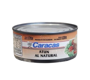 CARACAS atun lomo natural x170g