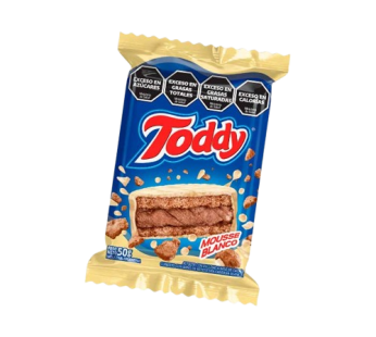 TODDY alfajor mousse blanco x50g