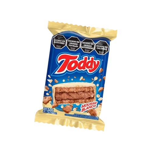 TODDY alfajor mousse blanco x50g