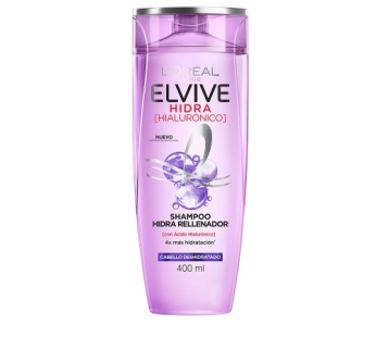 ELVIVE shampoo hidratacion (lila) x400cc