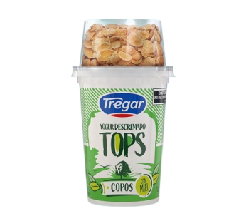 TREGAR yogur c/cereal descremado x164g