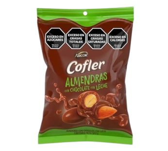 COFLER almendras c/chocolate x100g