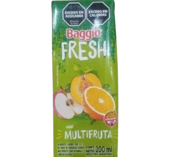 BAGGIO jugo fresh multifruta x1lt