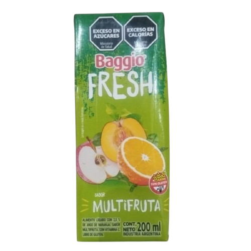 BAGGIO jugo fresh multifruta x1lt