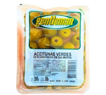 GENTLEMAN aceituna verde descarozada x200g