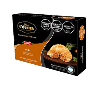 ORALI empanadas congeladas pollo x4Un.