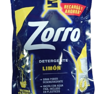 ZORRO detergente limon x450cc.d/p