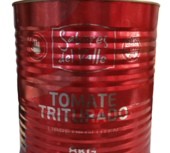 SABORES DEL VALLE tomate triturado x8kglata